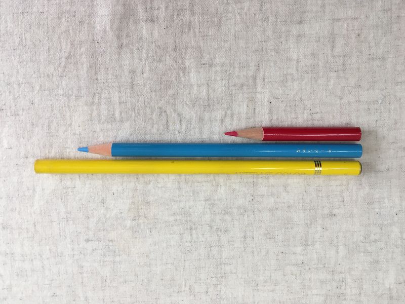 吉田先生の「キャラクターイラストのための人体デッサン」で使った色鉛筆